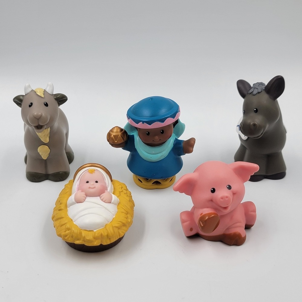 Y2k Little People Nativity Scene 2000s